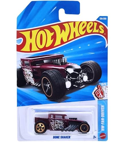 Amazon.com: Hot Wheels 2006 First Editions #6 Bone Shaker Red